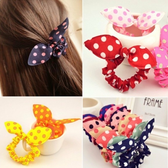 Box of Dazzle Other - Assorted Polka Dot Scrunchies 4-pack